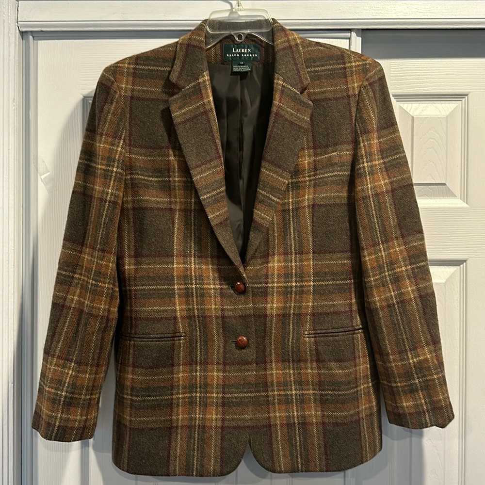 Women’s Ralph Lauren Wool Blazer, Size 14
